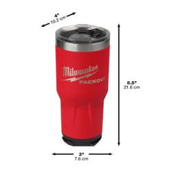 Mug isotherme PACKOUT™ Milwaukee rouge_ref 4932479075-2