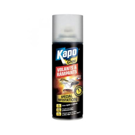 KAPO CHOC VOLANTS RAMPANTS - AÉROSOL DE 200ML