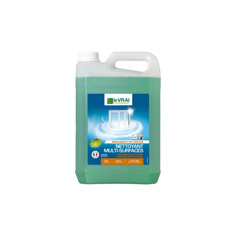LE VRAI NETTOYANT MULTI SURFACE - BIDON DE 5L