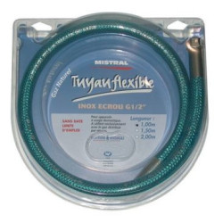 TUYAU GAZ NATUREL - FLEXIBLE INOX - 1,5 M - MISTRAL GAZ