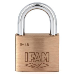 Cadenas IFAM E-45 laiton 45 mm avec 2 clés_ref 34501