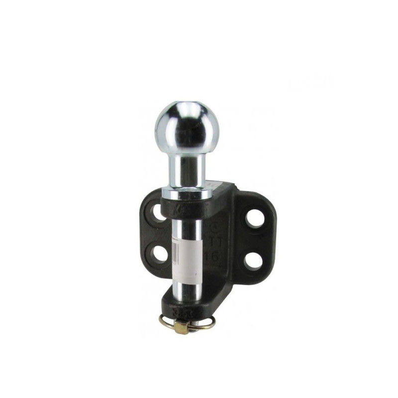 CHAPE D’ATTELAGE AVEC GOUPILLE DE SÉCURITÉ - 4 TROUS Ø 17 MM, 3500 KG