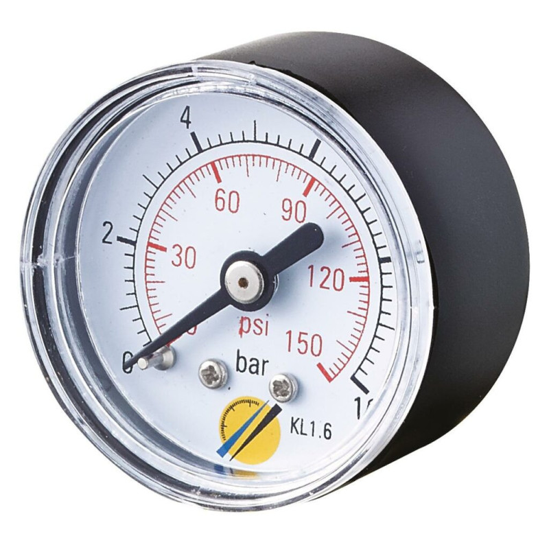 Manomètre sec axial Ø40 mm - 10 bar MTD_REF M40AP-10