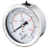 Manomètre glycérine inox axial Ø63 mm 1,6 bar MTD_ref MG63AI-1.6