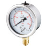 Manomètre glycérine inox vertical Ø63 mm 10 bar MTD_ref MG63VI-10