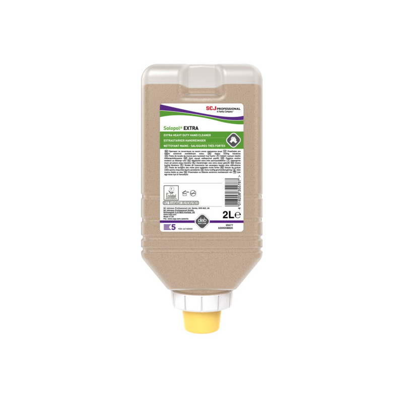 SAVON MAIN RECHARGE  BIDON 2L - SOLOPOL EXTRA - ECOLABEL