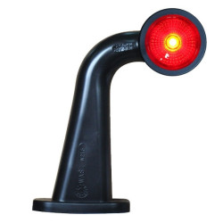 Feu de gabarit LED AEB rouge/blanc 12-24V-hauteur 157,5mm_ref AE-01-195