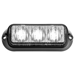 Feu flash LED AEB cristal 10-30V 3 LEDs_ref STARLED3CR