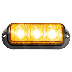 Feu flash LED orange AEB 10-30V 3 LEDs_ref STARLED3OR