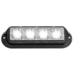 Feu flash LED AEB cristal 10-30V 4 LEDs_ref STARLED4CR