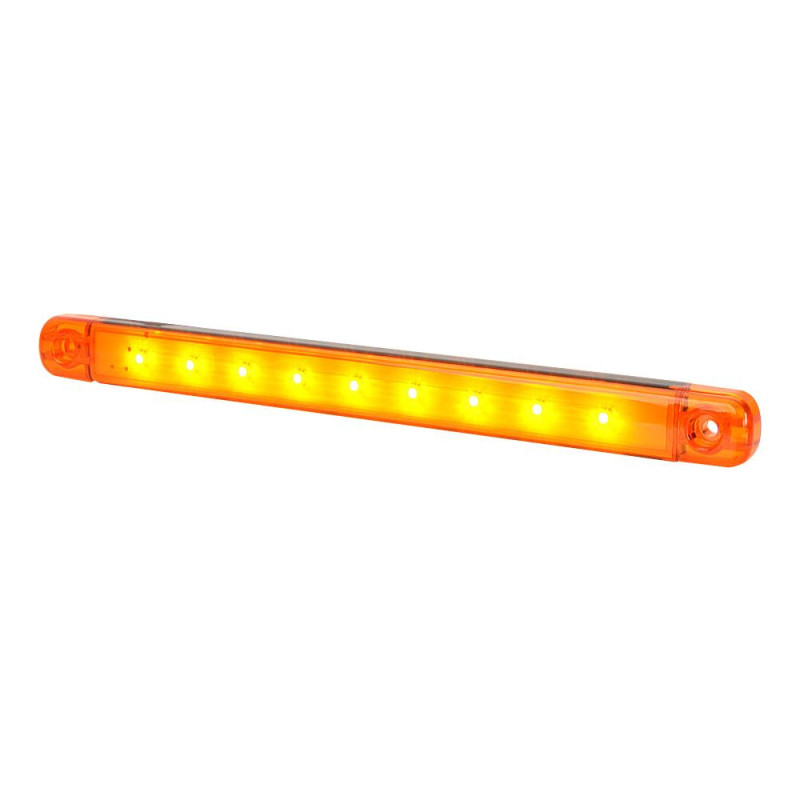 Feu LED orange AEB 12/24V pour position latérale_ref 202-DV-OR