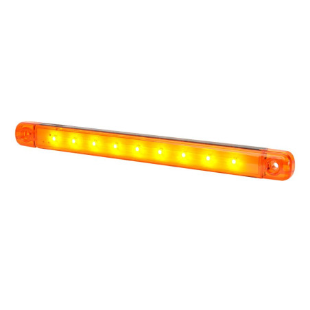 Feu LED orange AEB 12/24V pour position latérale_ref 202-DV-OR