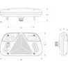 Feu arrière LED droit AEB 12/24V avec catadioptre_ref 3149.4000200-1