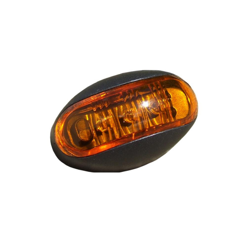 Feu LED latéral orange AEB 12/24V câble 500 mm_ref 3168.0105100