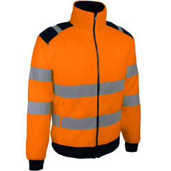 veste polaire haute visibilité orange SINGER Safety taille L_ref POLGO