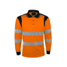 polo haute visibilité orange manches longues Singer Safety taille L_ref PUNTO-2