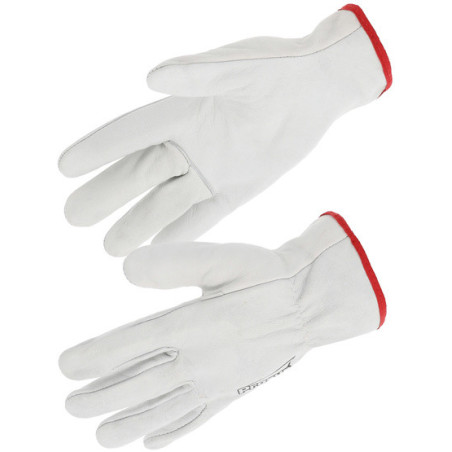 gant de protection cuir fleur bovin naturel SINGER taille 8_ref 50F