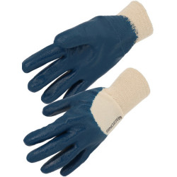 gant de protection bleu SINGER Safety nitrile taille 9_ref NBR226