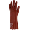 gants PVC rouge simple enduction Singer Safety taille 9_ref PVC740-2