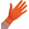 Gants nitrile jetables orange Stilker taille 10 - boite de 100_ref SOD65103-1