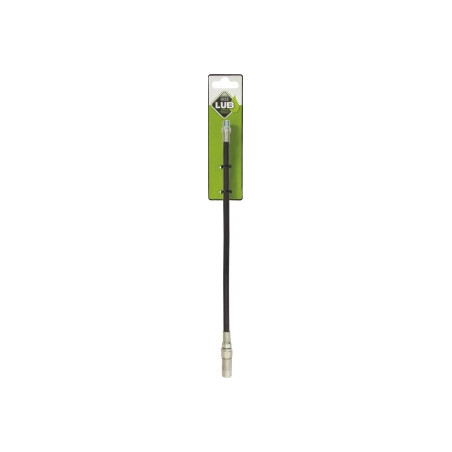 Flexible Rilsan 8 mm M10 longueur 300 mm avec agrafe pour pompe à graisse DRAKKAR_ref SOD10192