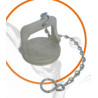 BOUCHON SIMPLIFIE A POIGNEE ET CHAINETTE DN50