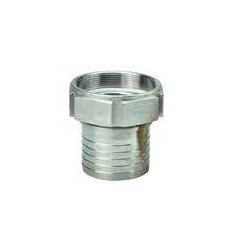 RACCORD FEMELLE TOURNANT BSP 3" FOND PLAT/ DOUILLE CRANTEE INOX