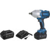 Clé à choc sans fil 1/2 pouce 20V Brushless SCHNEIDER avec batterie 5Ah et coffret_ref SOD50988