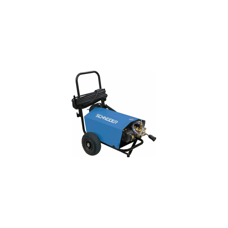 Nettoyeur haute pression eau froide SCHNEIDER 160 bars avec flexible tressé 10 mètres_ref SOD50041