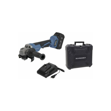 MEULEUSE D'ANGLE BRUSHLESS 20V 125MM - 1 BATTERIE 5AH LI-ION - CHARGEUR - COFFRET BMC