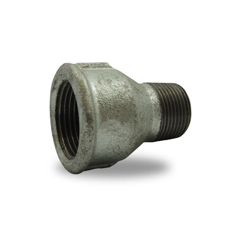 Réduction galvanisée 1"1/2 x 1" Mâle/Femelle Codital_ref 246 GALVA