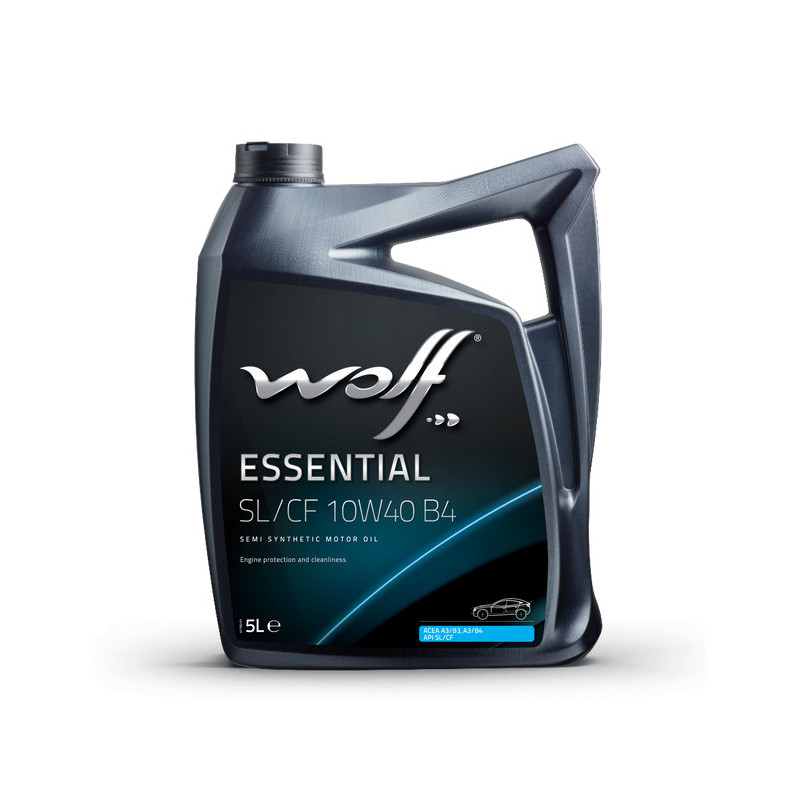 HUILE WOLF ESSENTIAL 5L - SL/CF 10W40 B4