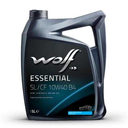 HUILE WOLF ESSENTIAL 5L - SL/CF 10W40 B4
