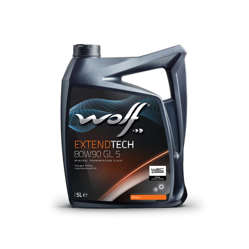 HUILE WOLF EXTEND TECH 80W-90 GL - 5 LITRES
