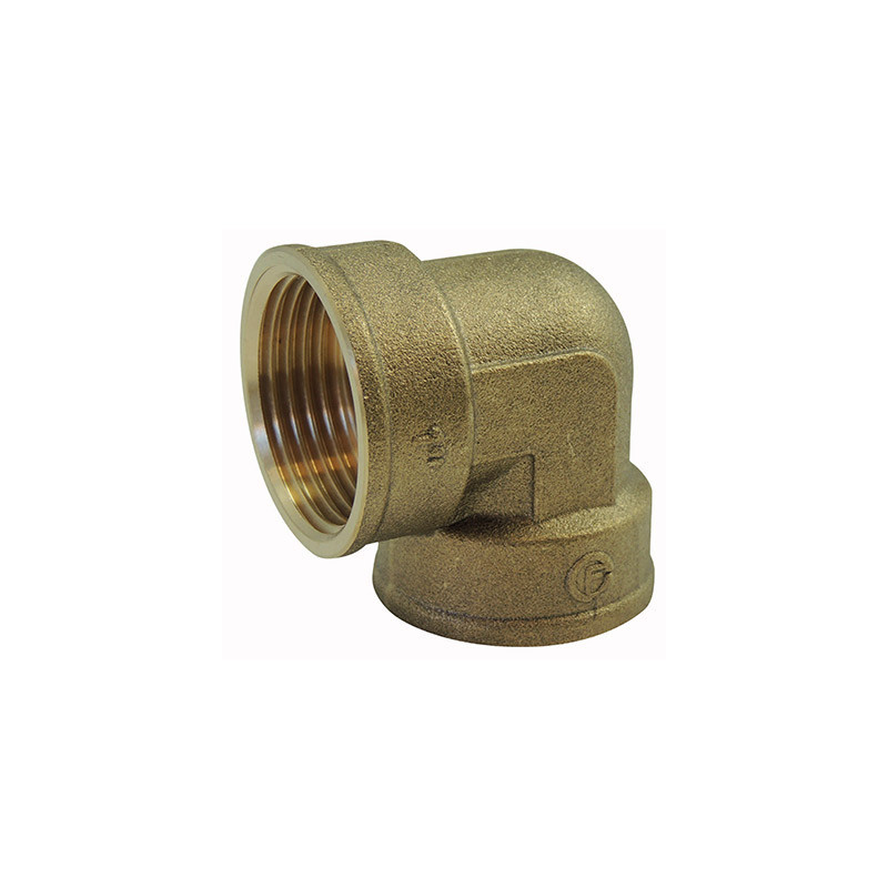 Coude laiton mâle/femelle 1/2" Codital_ref 2092