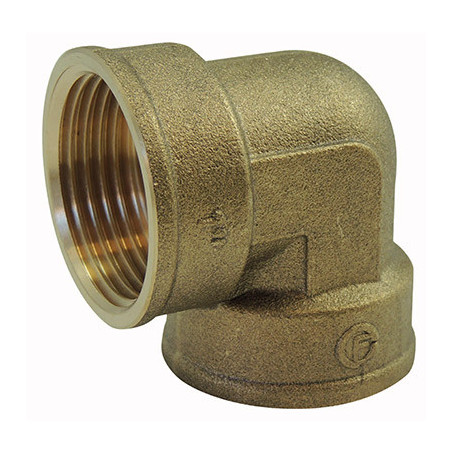 Coude laiton mâle/femelle 1/2" Codital_ref 2092