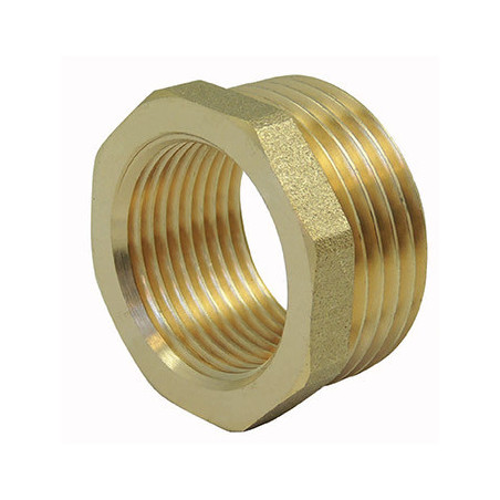 Réduction laiton 1" x 1/2" Mâle/Femelle Codital_ref 1241