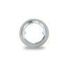 Enjoliveur chromé blanc pour feu rond 95 mm_ref 386516