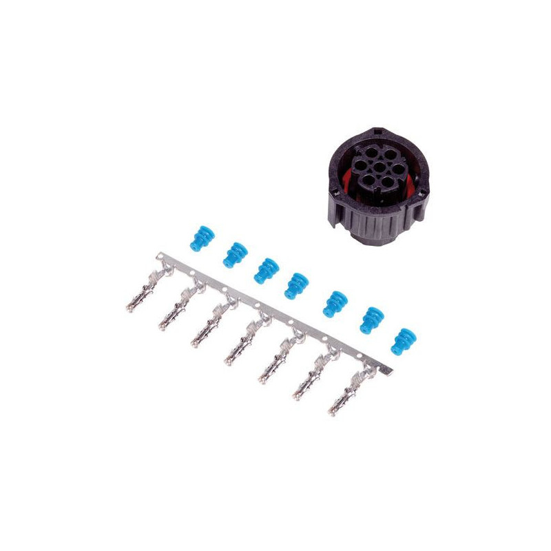 Kit connecteur femelle AMP 7 contacts ROBERT LYE_ref 416172