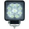 Phare de travail carré 9 LED Epistar 10/30V IP68 ROBERT LYE_ref 399404