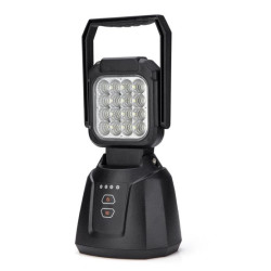 PHARE DE TRAVAIL CARRÉ 16 LEDS - MAGNÉTIQUE RECHARGEABLE - IP65