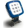 PHARE DE TRAVAIL CARRÉ 9 LEDS TYPE CREE - 10/30 VOLTS - IP68