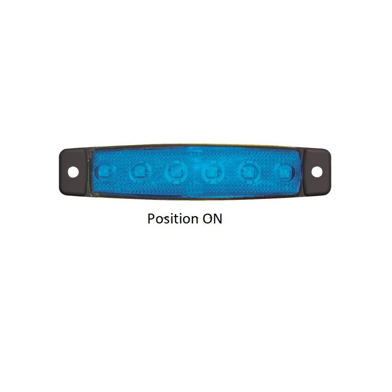 Feu de position bleu LED tuning 24V Robert Lye_ref 360604
