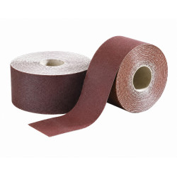 Rouleau atelier pro SEA Abrasifs grain 240 en toile abrasive souple 38 mm x 25 m pour bois et métal_ref 207139