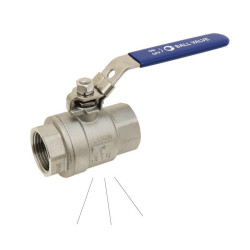 Vanne à sphère inox à décompression ADG 3/8" femelle/femelle_ref 1015DEC-12