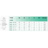 Clapet anti-retour femelle/femelle BSP 1/2 Airfit_ref 0683+21+21-1