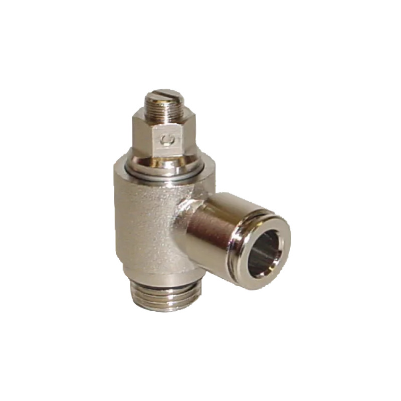 Régulateur de débit Airfit 1/4" laiton unidirectionnel_ref 0838+08+13