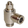 Régulateur de débit Airfit 1/4" laiton unidirectionnel_ref 0838+08+13