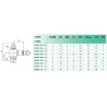 Régulateur de débit Airfit 1/4" laiton unidirectionnel_ref 0838+08+13-1