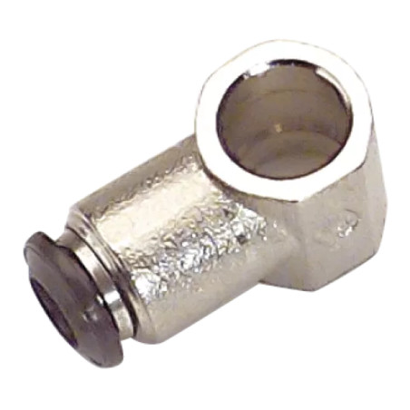 Raccord banjo simple Airfit 4-M5 en laiton nickelé_ref 1821+04+05